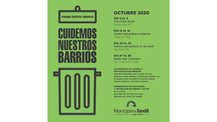 Inicia una nueva etapa del programa "Cuidamos Nuestros Barrios"